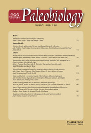 Paleobiology Volume 47 - Issue 4 -