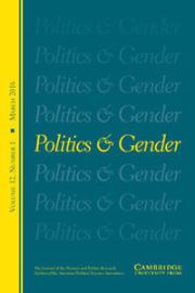 Politics & Gender Volume 12 - Issue 1 -