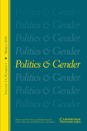 Politics & Gender Volume 14 - Special Issue1 -  Gender and Conservatism