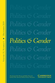 Politics & Gender Volume 15 - Issue 4 -