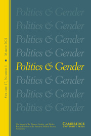 Politics & Gender Volume 17 - Issue 1 -