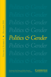 Politics & Gender Volume 6 - Issue 4 -