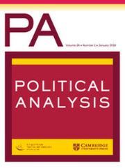 Political Analysis Volume 26 - Issue 1 -