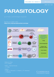 Parasitology Volume 145 - Issue 6 -