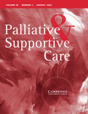 Palliative & Supportive Care Volume 18 - Special Issue4 -  Palliative and Supportive Care During The COVID-19 Pandemic