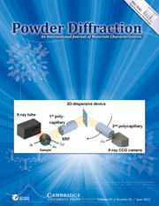 Powder Diffraction Volume 27 - Issue 2 -