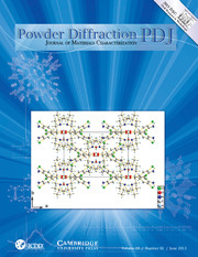 Powder Diffraction Volume 28 - Issue 2 -