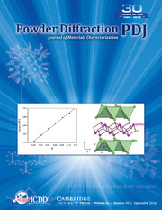 Powder Diffraction Volume 31 - Issue 3 -