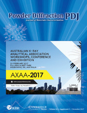 Powder Diffraction Volume 32 - SupplementS2 -