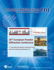 Powder Diffraction Volume 34 - SupplementS1 -