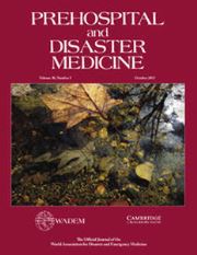 Prehospital and Disaster Medicine Volume 30 - Issue 5 -