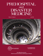 Prehospital and Disaster Medicine Volume 31 - Supplement3 -