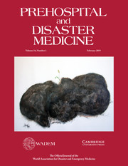 Prehospital and Disaster Medicine Volume 34 - Issue 1 -