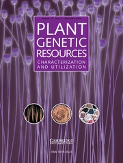 Plant Genetic Resources Volume 10 - Issue 3 -