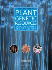 Plant Genetic Resources Volume 5 - Issue 3 -