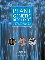 Plant Genetic Resources Volume 7 - Issue 1 -