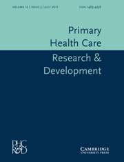 Primary Health Care Research & Development Volume 12 - Issue 3 -