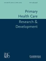 Primary Health Care Research & Development Volume 8 - Issue 2 -