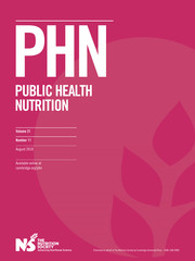 Public Health Nutrition Volume 21 - Issue 11 -