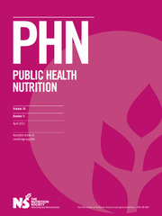 Public Health Nutrition Volume 24 - Issue 5 -