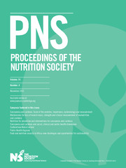 Proceedings of the Nutrition Society Volume 74 - Issue 4 -