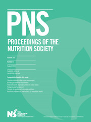 Proceedings of the Nutrition Society Volume 77 - Issue 3 -