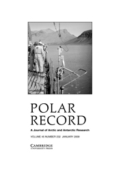 Polar Record Volume 45 - Issue 1 -