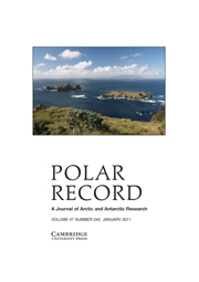 Polar Record Volume 47 - Issue 1 -