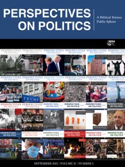 Perspectives on Politics Volume 21 - Issue 3 -