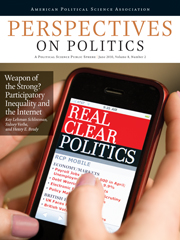 Perspectives on Politics Volume 8 - Issue 2 -