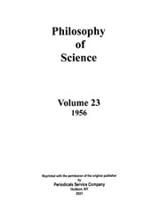 Philosophy of Science Volume 23 - Issue 1 -