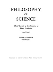 Philosophy of Science Volume 31 - Issue 4 -