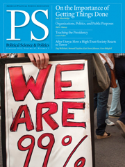 PS: Political Science & Politics Volume 45 - Issue 1 -