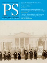 PS: Political Science & Politics Volume 48 - Issue 3 -