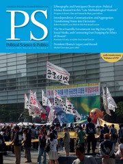 PS: Political Science & Politics Volume 50 - Issue 1 -