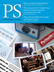 PS: Political Science & Politics Volume 51 - Issue 3 -