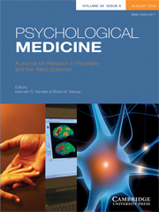 Psychological Medicine Volume 38 - Issue 8 -