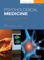 Psychological Medicine Volume 39 - Issue 7 -