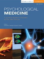 Psychological Medicine Volume 43 - Issue 10 -