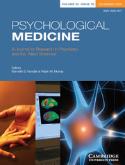 Psychological Medicine Volume 50 - Issue 16 -