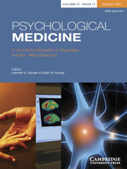 Psychological Medicine Volume 51 - Issue 11 -