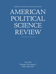 American Political Science Review Volume 114 - Issue 2 -