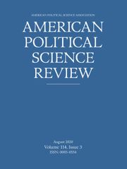 American Political Science Review Volume 114 - Issue 3 -