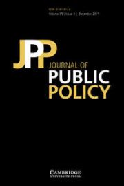 Journal of Public Policy Volume 35 - Issue 3 -