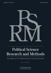 Political Science Research and Methods Volume 8 - Issue 4 -