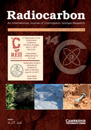 Radiocarbon Volume 60 - Special Issue5 -  2nd Radiocarbon in the Environment Conference, Debrecen, Hungary, July 3–7, 2017 Part 2 of 2 and Radiocarbon & Diet 2 International Conference Aarhus, Denmark, June 20–23, 2017