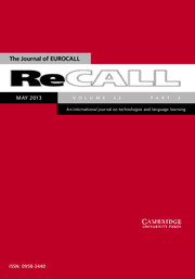 ReCALL Volume 25 - Issue 2 -