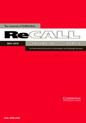 ReCALL Volume 30 - Special Issue2 -  Interactions for language learning in and around virtual worlds