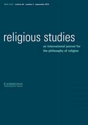 Religious Studies Volume 46 - Issue 3 -