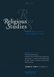 Religious Studies Volume 49 - Issue 4 -